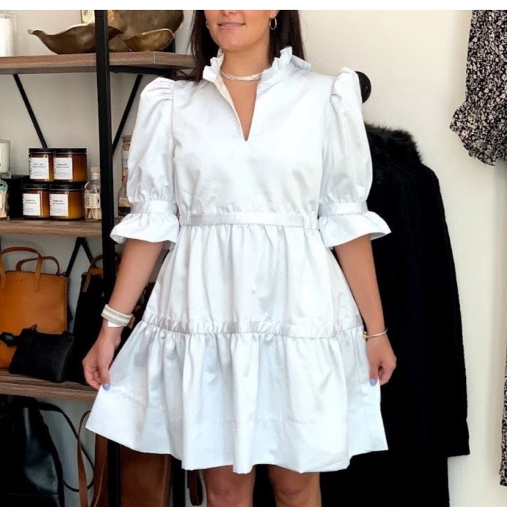 Gretchen Scott Teardrop Dress Silver